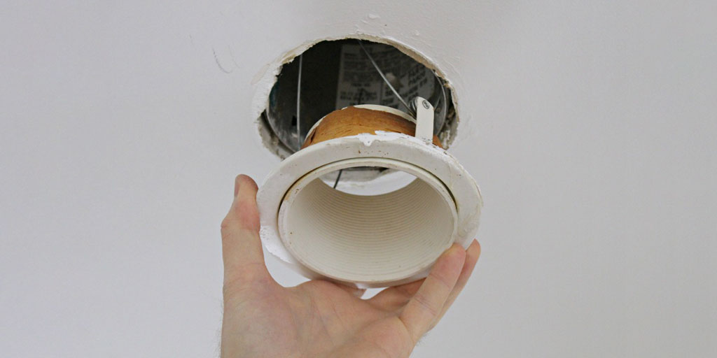 How To Remove A 4 Inch Recessed Light Bright Hub - How To Change Bulb In Ceiling Pot Light