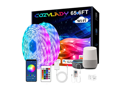 Cozylady-WiFi-Smart-LED-Light-Strips-Compatible-with-Google-Home