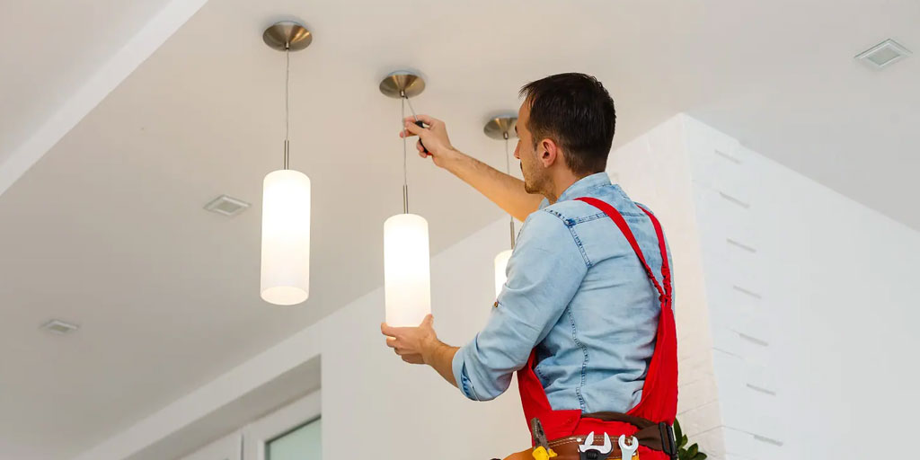 How To Change High Ceiling Light Fixture, Changing Overhead Light Fixture