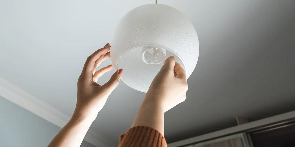 How-to-Remove-Glass-Shade-From-Light-Fixture