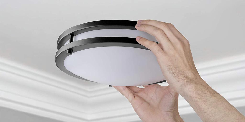 Flush Mount Ceiling Light, How To Change Light Ceiling Fixture
